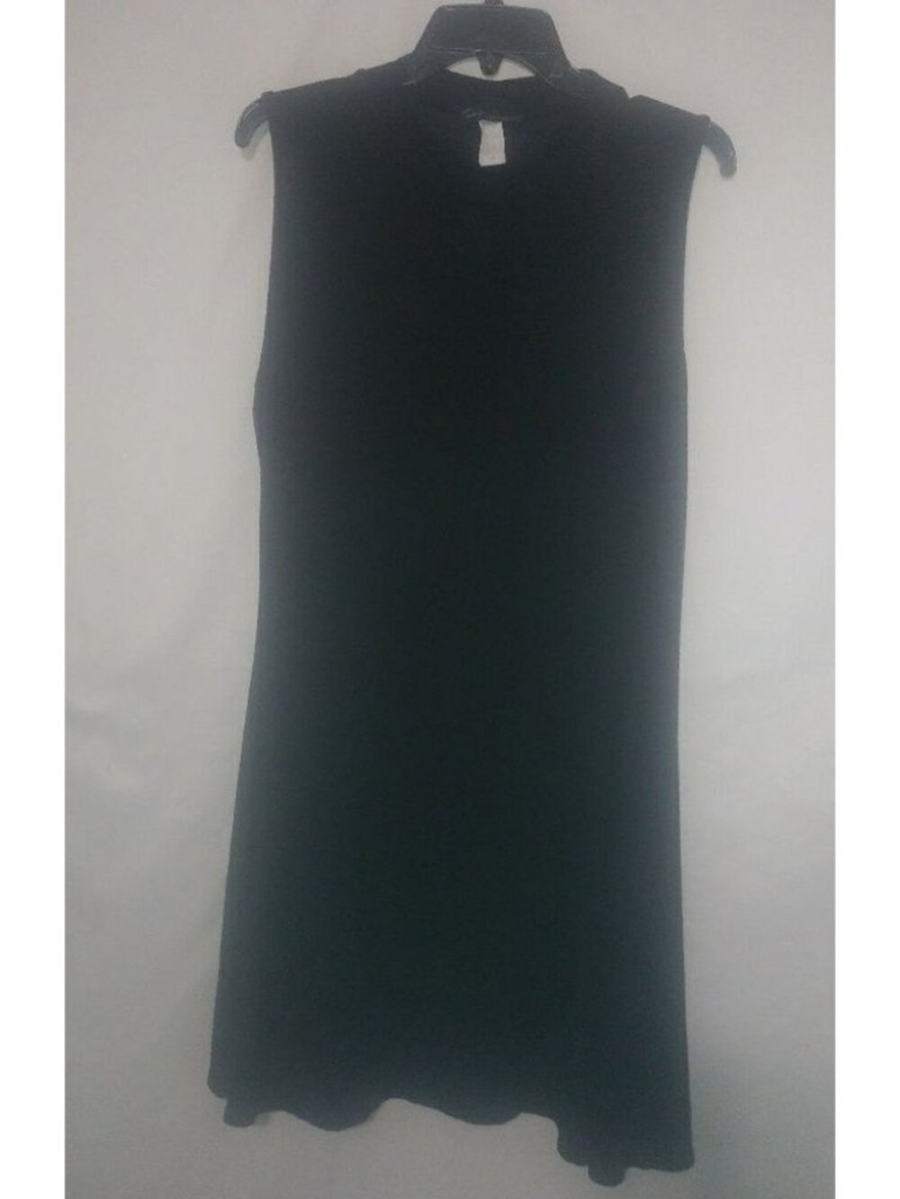 French Atmosphere 2X Black Jersey Dress Plus